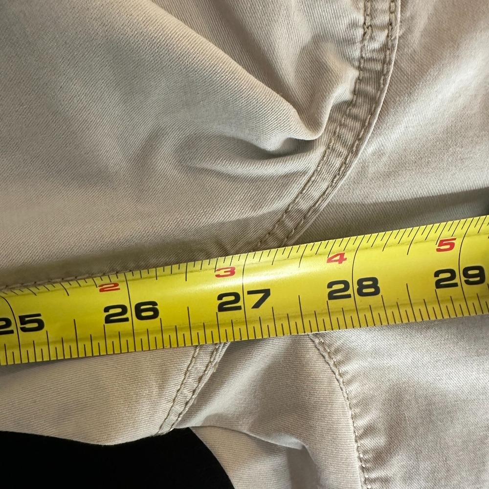 Eileen Fisher Cargo Pants Women's 4 Beige Regular Fit Comfort Mid Rise Ankle Zip - Picture 11 of 12